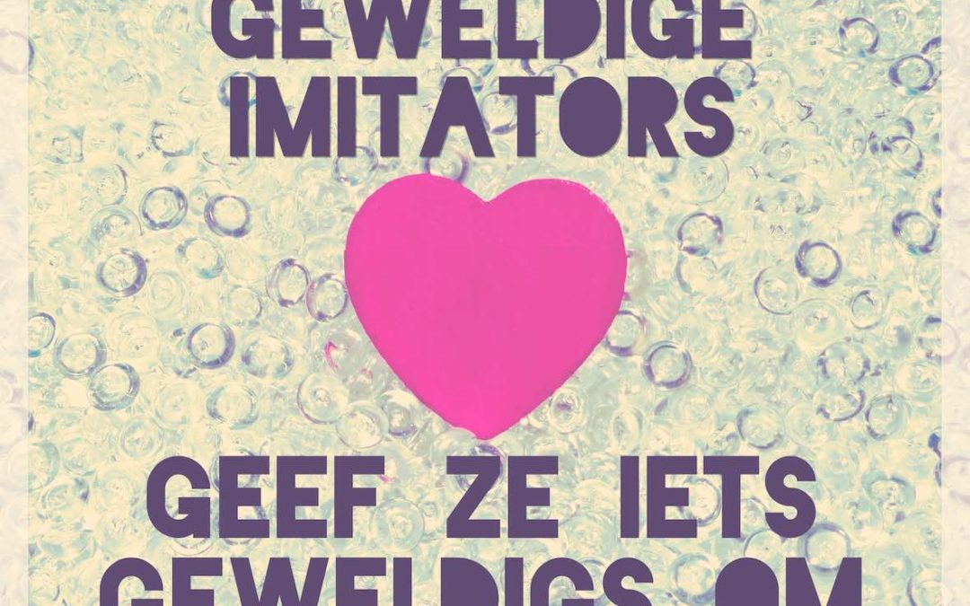 Kinderen zijn geweldige imitators