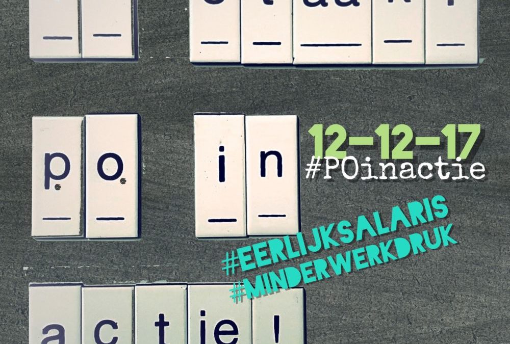 Ik staak 12 december #POinactie #onderwijs #staken