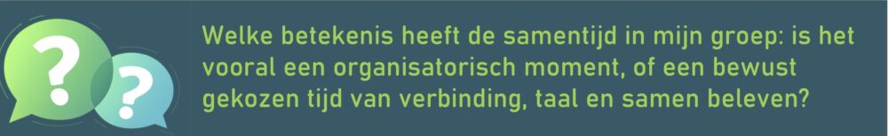 samentijd grote kring kleuters
