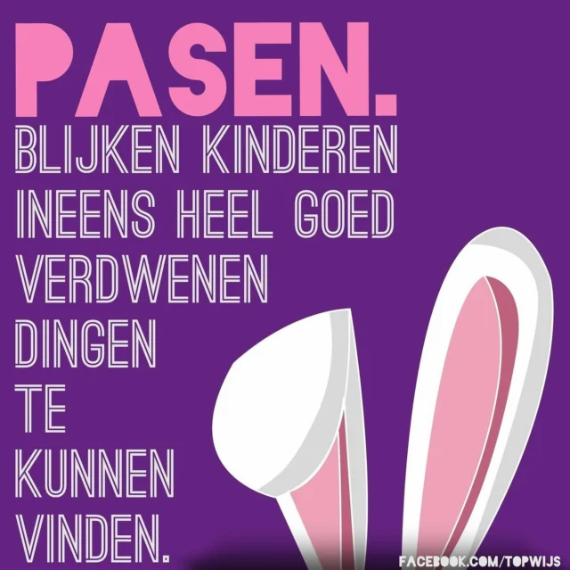 Als het iedere dag Pasen was, was elke puzzel nog compleet ;-) Fijne paasdagen lieve mensen 🐣